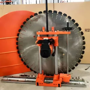 High Performance Hydraulic Diamond Wall Saw Industrial Cutting Tool Pump Motor Electric Power Lightweight Design for