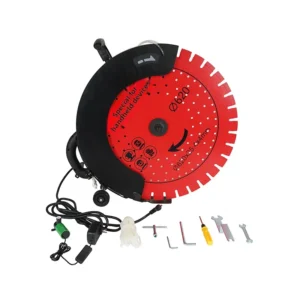 High Power Handheld Concrete Wall Cutter 620mm Diamond Saw Blade Wall Chaser Machine for Brick Asphalt Concrete Road Cutting