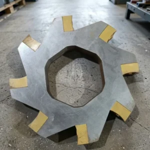 High Rockwell Hardness Double Shaft Shredder Blade Thickened Type Positioning Hole Impact resistant Custom Size D2 Material 1