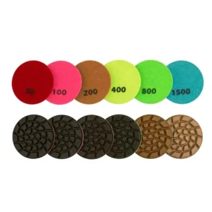Highly Professional 3/4 Inch Diamond Foam Pad Concrete Machine Floor Granite Polishing Pads
