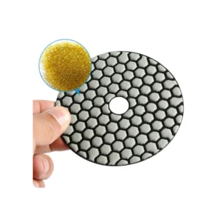 Honeycomb Dry Diamond Buffing Pads OEM for Granite Marble Floor Polishing Very Fine Grit 50 Compatible with Angle Grinder