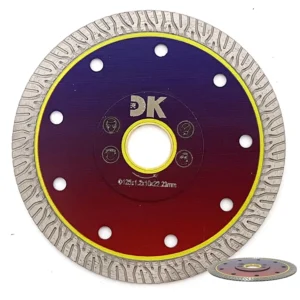 In Stock 125mm Industrial Grade Diamond Cutting Disc OEM Supported Smooth Cutting Saw Blades Hot Press Porcelain Tile Blade