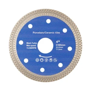 Industrial 125mm Multi Layer Diamond Blade Hot Pressed Sintered Turbo Design for Vitrified Tile Ceramic Saw Blades