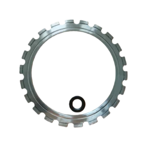 Industrial 350mm Steel Concrete Cutting Ring Saw Blade with Guide Wheel Ti-coated Laser Welded