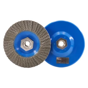 Industrial DIY Grade Diamond Flap Grinding Wheels Grit #60-#400 14000r/min Max RPM Silver/Gold 3-Year Warranty OEM/ODM