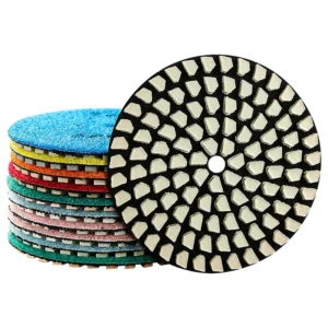 Industrial Diamond Dry Polishing Pads for Granite Marble Terrazzo Angle Grinder Mirror Grinding No Burn Plate