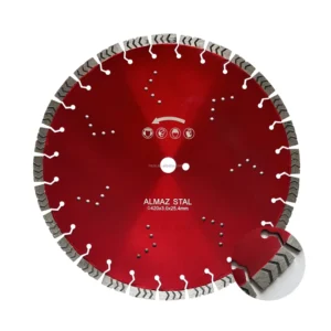Industrial Diamond Saw Blade 16in 3.6mm Thick 28T Hot Press White Concrete Cutting High Performance Long Life OEM Power Tool