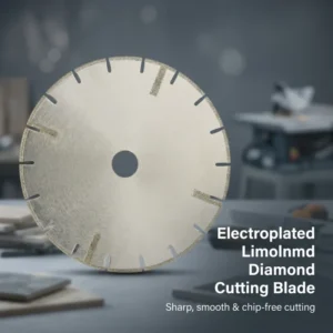 Industrial Diamond Saw Blade with Advanced Electroplating Technology Customized Sintered Steel Blade for Wet/Dry Cutting