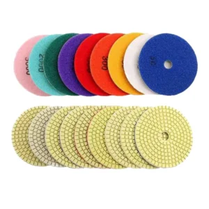 Industrial Diamond Wet Polishing Discs Angle Grinder Abrasive Pads for Stone Glass Surface Grinding Polishing