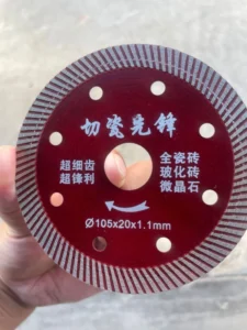 Industrial Grade Diamond Porcelain Saw Blade Ceramic Cutting Disc Diamond Saw for Stone Ceramic Tiles Marble Cutting