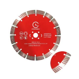 Industrial Grade Reinforced Concrete Groove Cutting Blade Disc 230mm Diamond Wall Saw Blade for Wall Stone Slotting