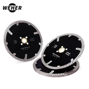 Industrial Grade Turbo Dry Diamond Saw Blade for Granite Sandstone Concrete Cutting with Long Service Life Hot Press