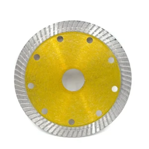 Industrial Grade White Diamond Cut Disc 115 125 180 230mm Mesh Thin Turbo Hot Press Cutting Saw Blade for Granite Marble OEM