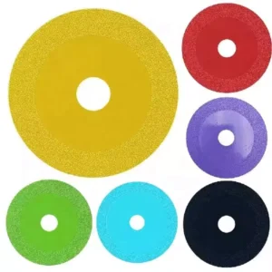 Industrial Hot Press 4″ Diamond Grit Saw Blades 100MM Glass Grinding Wheels Ceramic Tile Granite Marble Stone Cutting