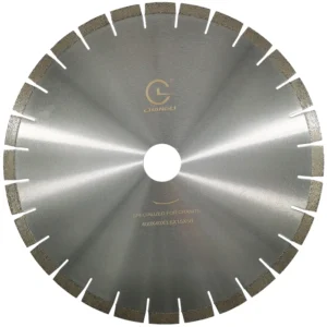 Industrial OEM High Frequency Welded Segmented 400mm 16inch Stone Circular Diamond Saw Blade U Slot Ti coated for Granite