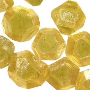 Industrial Synthetic Yellow Rough Diamonds HPHT CVD 4.0mm Mesh Loose Diamond Abrasives for Grinding Wheels