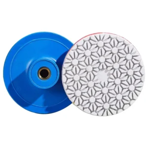 Integrated Stone Trimming Polishing Disc Diamond Polishing Pads Marble Granite Gemstone Grinding Wheel Wet Dry Polishing Pads