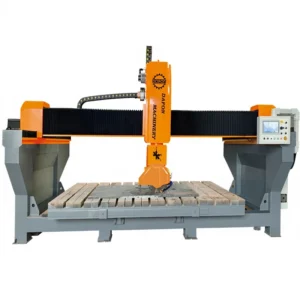 Intelligent 4 Axis Infrared Bridge Saw PLC Controlled Motor Driven Heavy Duty Frame Automatic Marble Quartz Granite Stone