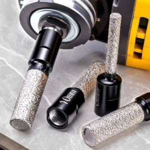 JBS 01 M10 Diamond Dry Drill Bit Set for Granite Ceramic Tile Glass 6mm 8mm 10mm 12mm Shank Diameter Vacuum Drill Bits