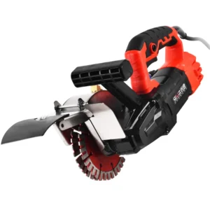 Light speed Plug in Powered Slot Cutting Machine One Step Forming Dust Free Installation Handheld High Power Cutter for Concrete