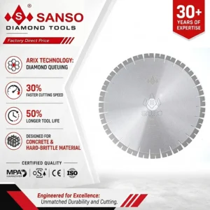 Long Lifespan U shape ARIX Diamond Cut Saw Blade Granite Cutting Blade Diamond Blade for Granite Cutting