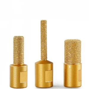 M10 Brazed Diamond Core Drill Bits Thread Slotting Trimming Milling Cutter for Marble Quartz Granite Angle Grinder Drill Bit