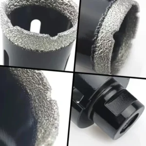 M14 Brazed Diamond Hole Opener Tool Core Drill Bit for Masonry Dry Drilling Marble Tiles Granite Stone Concrete Ceramics