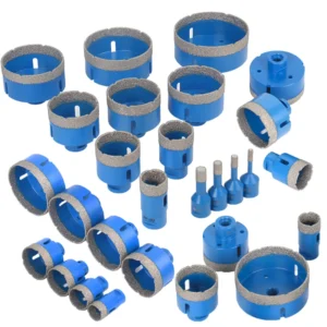M14 Brocas Diamantado Para Brazed Diamond Hole Saw Porcelain Tile Core Drill Bit for Ceramic Granite Marble