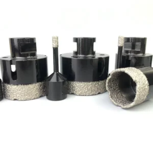 M14 Thread Vacuum Brazed Diamond Drill Bits 6mm Black PVC Box for Ceramic Tile Granite Marble Porcelain Brick Drilling