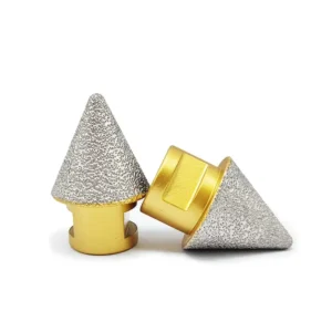 M14 Thread Vacuum Diamond Milling Tool Chamfer Bit Finger Bit for Marble Granite Ceramic Tile Angle Grinder Milling Tools