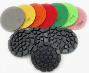 Manufacturer 4 Inch 9 mm Thickness Diamond Floor Polishing Pads for Concrete Floor