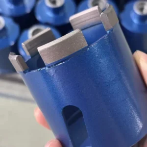Masonry Marble Diamond Dry Core Drill Bit High Speed Steel Welded 6 10mm 25 500mm M14 Straight Shank Wear Resistant