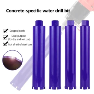 Medium Sharp Cutting Diamond Core Drill Bit SDS Plus Large Hole Reinforced Masonry Concrete Marble Drilling Copper Welded