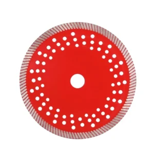 Model 2406 OEM Customizable Industrial Grade Wet Cutting Diamond Saw Blade Hot Press Process Ti Coated 4 Inch Diameter