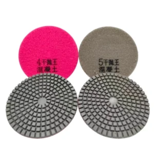 Multi Grit Concrete Countertop Polishing Pads Wet Dry Diamond Abrasive Pads for Construction Stone Processing