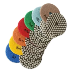 OEM 3mm Diamond Resin Polishing Pads for Marble, Granite Floor Polishing and Grinding