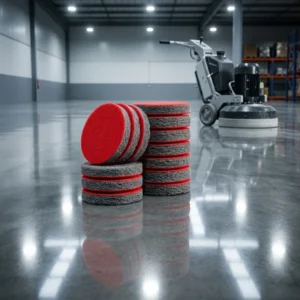 OEM 4 Inch 100mm Fiber Concrete Floor Grinder Disc Flexible Diamond Polishing Pads for Stone