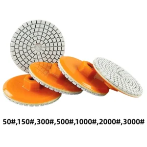 OEM 4inch 100mm Diamond Polishing Pads Integrated Edge Trimming and Polishing Disc for Tile Stone
