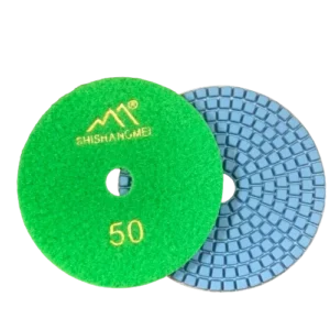 OEM Customizable 4-Inch Diamond Concrete Grinder Stone Dry Polishing Buffing Pads for 100mm Floor Marble Granite Quartz