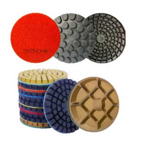 OEM Customized 100mm Diamond Abrasive Disc Set High Hardness Marble and Granite Polishing Pads for Concrete Polishing Work