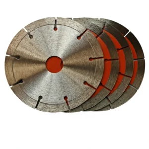 OEM DIY Hot Pressed Diamond Saw Blade Ti Coated Segment Concrete Masonry Granite Cutting Industrial Customizable Sizes