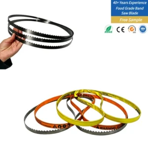 OEM High Carbon Steel 1650 Mm Meat Bone Fast Cutting Butcher Band Saw Blade For Meat Bone Saw Machine