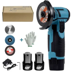 Portable 12V Battery Powered Mini Angle Grinder Industrial DIY Handheld Cutter Polishing Machine Trigger Cordless Mini Grinder