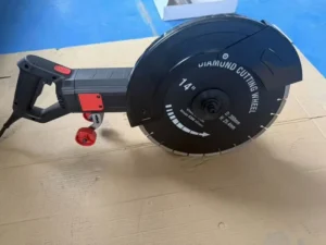 Portable 3200W High Frequency Concrete Wall Sawing Machine Industrial Grade Electric 12kg 4000Rpm Rounded Blade