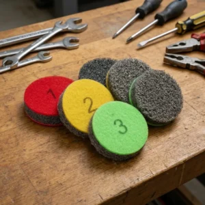 Premium 100mm Resin Diamond Grinding Sheet Flexible Polishing Pad for Concrete Masonry Stone Floor