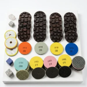Premium Dry Wet Resin Bond Diamond Polishing Pads Round Grinding Discs for Marble Granite Stone Floor Sanding