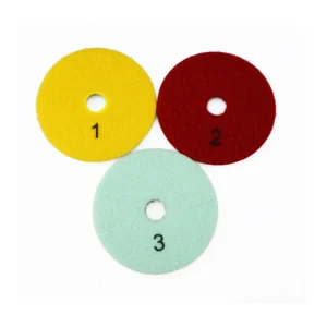 Premium Quality 3 Step Wet Polishing Pad Diamond Abrasives for Stone Marble Granite Quartz Buffing Grit OEM Customized Support