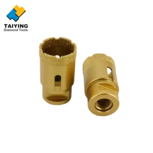 Professional 38mm M14 Vacuum Brazed Diamond Core Drill Bit for Porcelain Tile Granite Marble Dry Drilling Hole Saw Tool