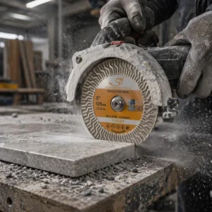 Professional 5in Diamond Saw Blade Turbo Stone Blade Cutting Tools Porcelain Tile Diamond Cutting Disc