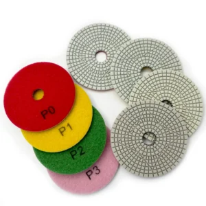 Professional Grade 3 Steps Star Shape 100mm Wet Diamond Resin Polishing Pad High-Efficiency Long-Lasting Polishing for Marble